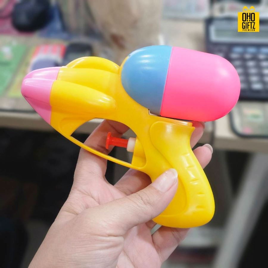 ปืนฉีดน้ำสีสดใส ไซต์มินิ สกรีนโลโก้ ทำเป็นของพรีเมี่ยม