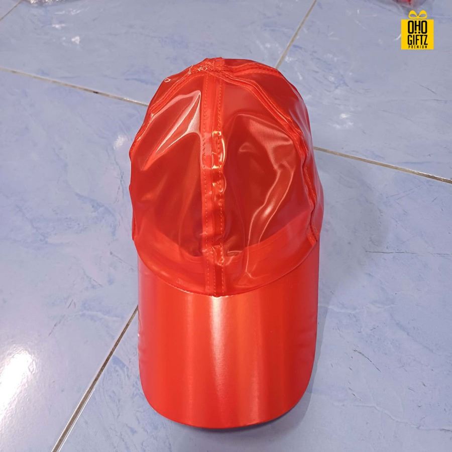 หมวกกันน้ำพลาสติกใส สกรีนโลโก้ ทำเป็นของพรีเมี่ยม ของที่ระลึกได้