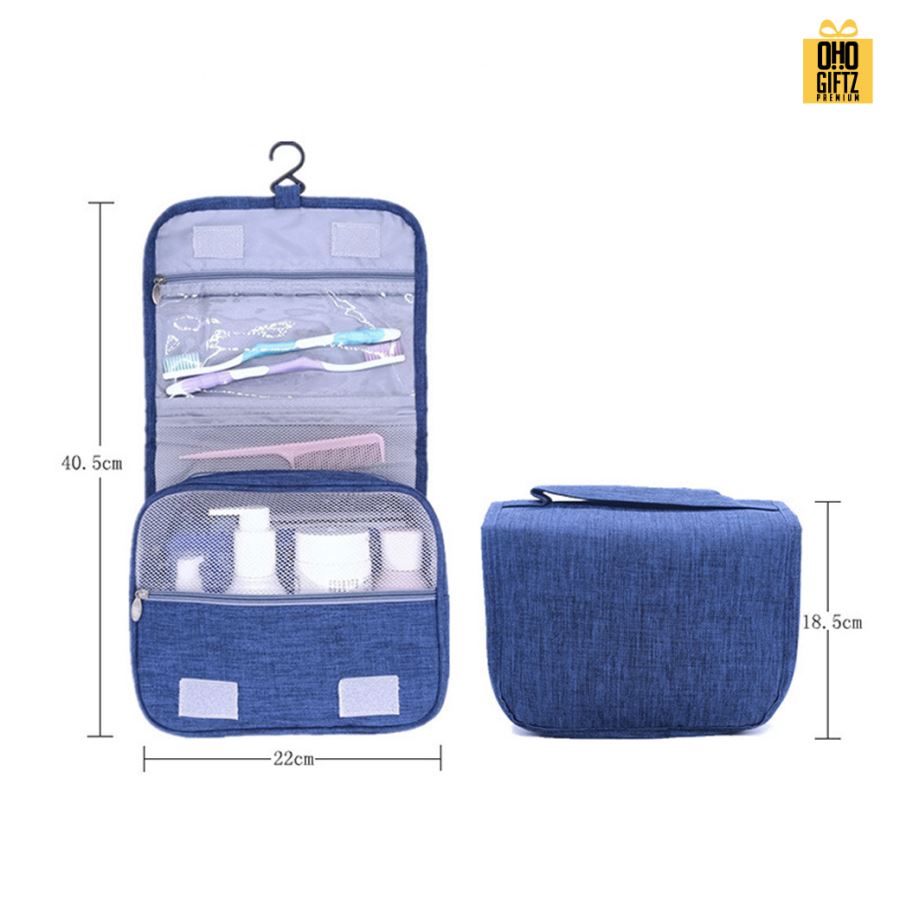 กระเป๋าเครื่องสำอางกันน้ำ พกพาเดินทาง สกรีนโลโก้  ทำเป็นของพรีเมี่ยมได้