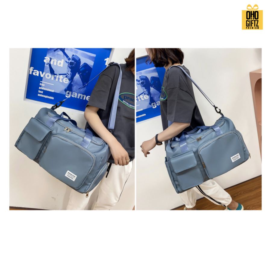 กระเป๋าเดินทาง ไปฟิตเนส กันน้ำ สกรีนโลโก้ ทำเป็นของพรีเมี่ยมได้