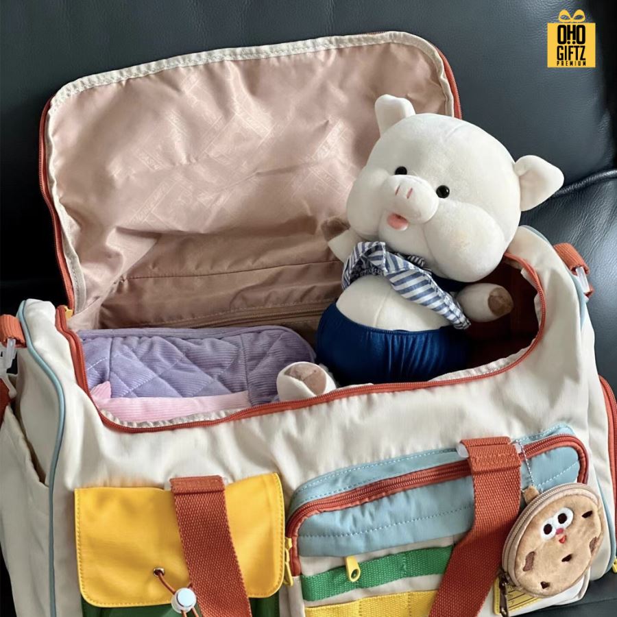 กระเป๋าใส่เสื้อผ้า ฟิตเนส สกรีนโลโก้ ทำเป็นของพรีเมี่ยมได้