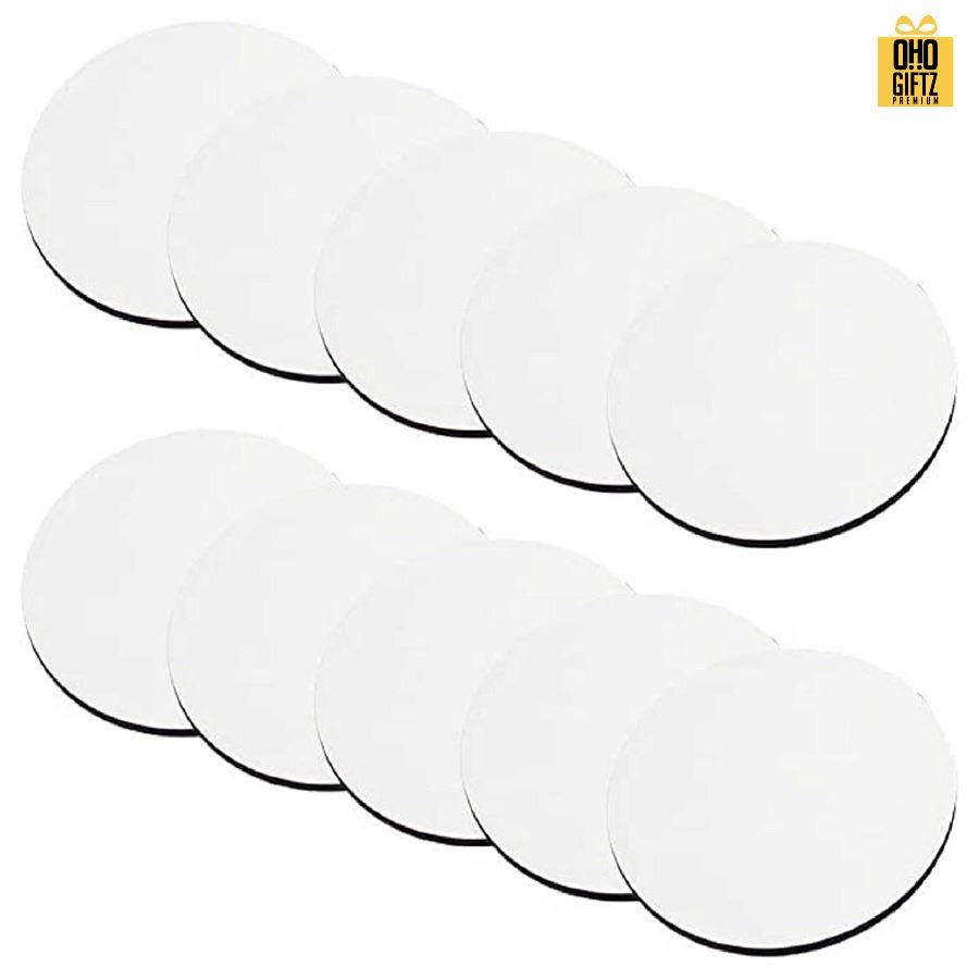 แผ่นรองแก้วน้ำไม้ MDF พิมพ์ไม่จำกัดสี สกรีนโลโก้ได้ พิมพ์ภาพได้