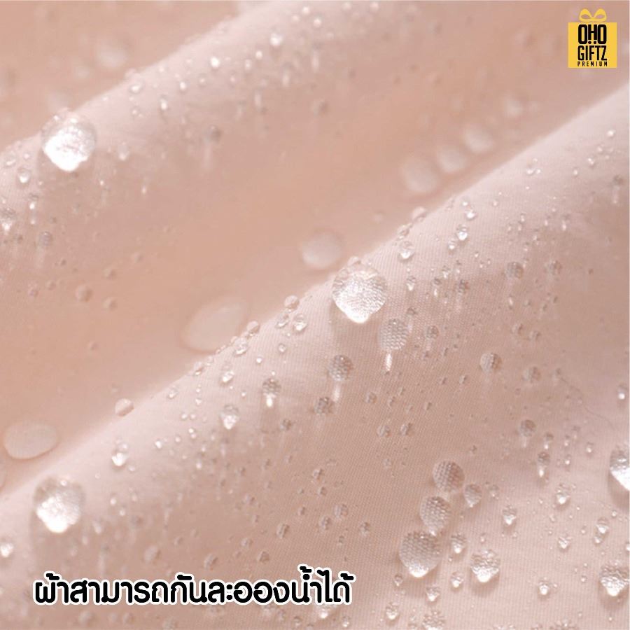 กระเป๋าผ้าไนล่อนกันน้ำ สีทูโทน สกรีนโลโก้ ทำเป็นของพรีเมี่ยมได้