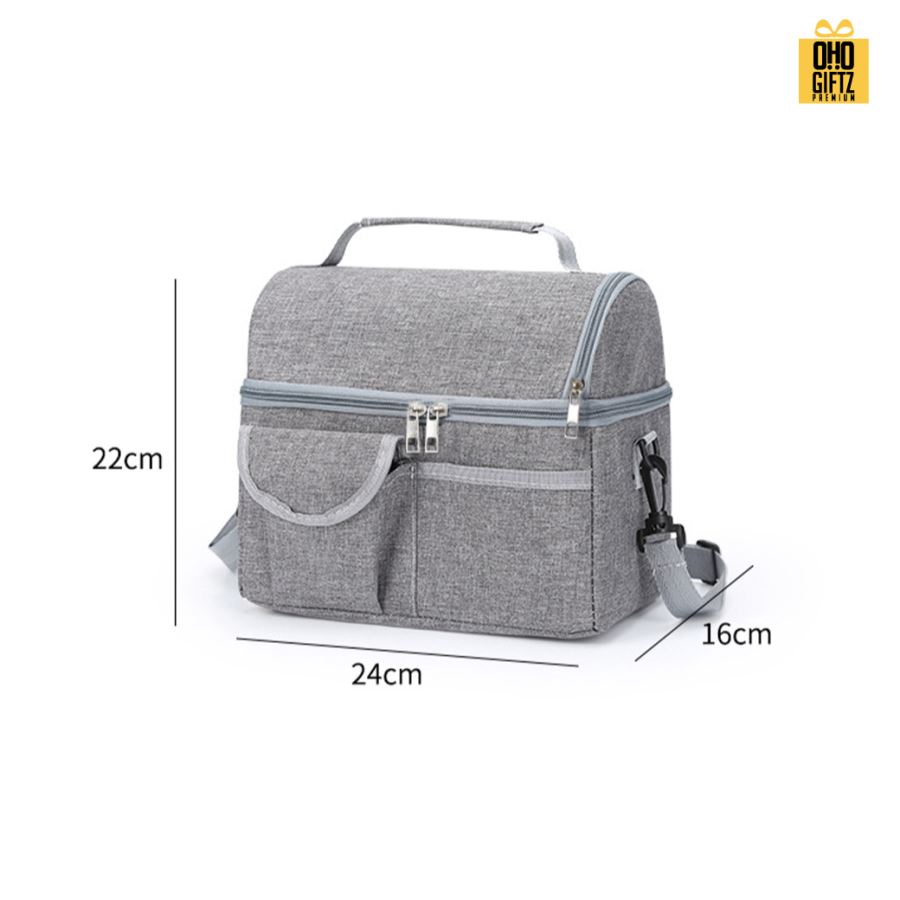 กระเป๋าเก็บความร้อน-เย็น สกรีนโลโก้  ทำเป็นของพรีเมี่ยม