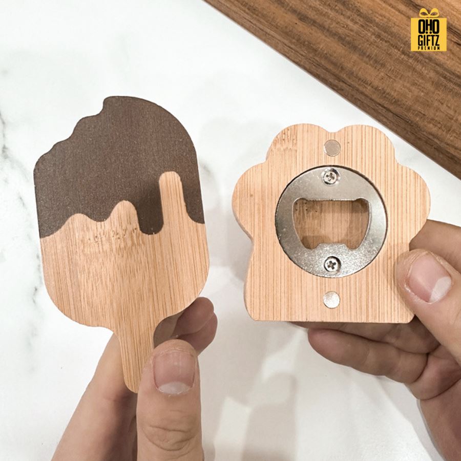 ที่เปิดขวดไอศกรีม  สกรีนโลโก้  ทำเป็นของพรีเมี่ยมได้