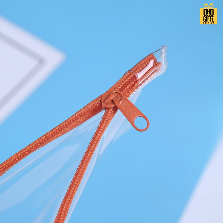 กระเป๋าใส่เครื่องเขียน PVC สกรีนโลโก้ ทำเป็นของพรีเมี่ยม