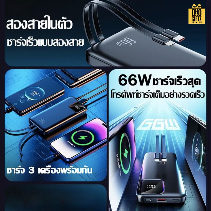 Remax Power Bank มีมอก. สกรีนไม่จำกัดสี 1 จุด สกรีนชื่อ,โลโก้ ทำเป็นของพรีเมี่ยมได้