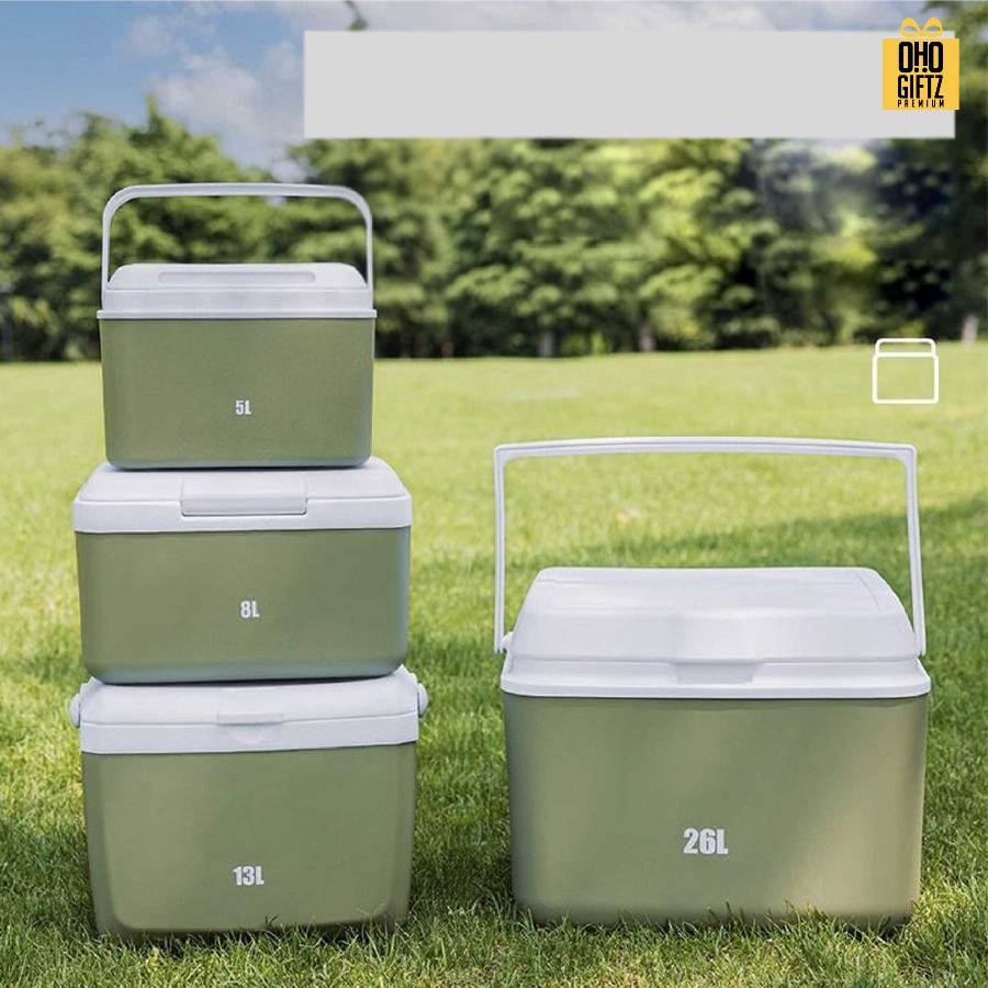 กระติกเก็บความเย็น สกรีนโลโก้ ทำเป็นของพรีเมี่ยมได้