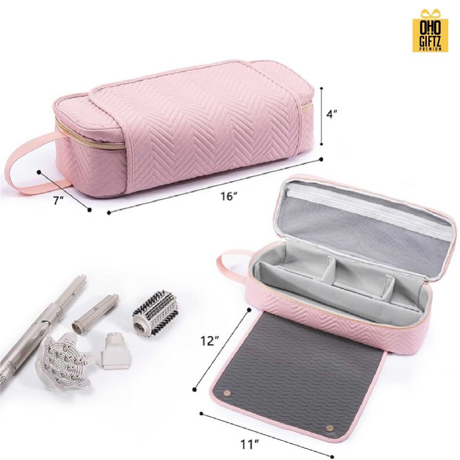 กระเป๋าใส่ไดร์เป่าผม สกรีนชื่อ สกรีนโลโก้ ทำเป็นของพรีเมี่ยมได้