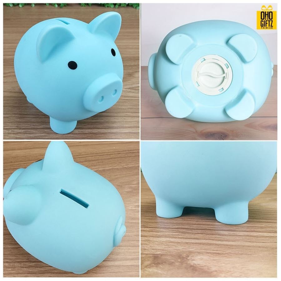 กระปุกออมสินหมู สกรีนโลโก้ ทำเป็นของพรีเมี่ยม ของชำร่วยได้