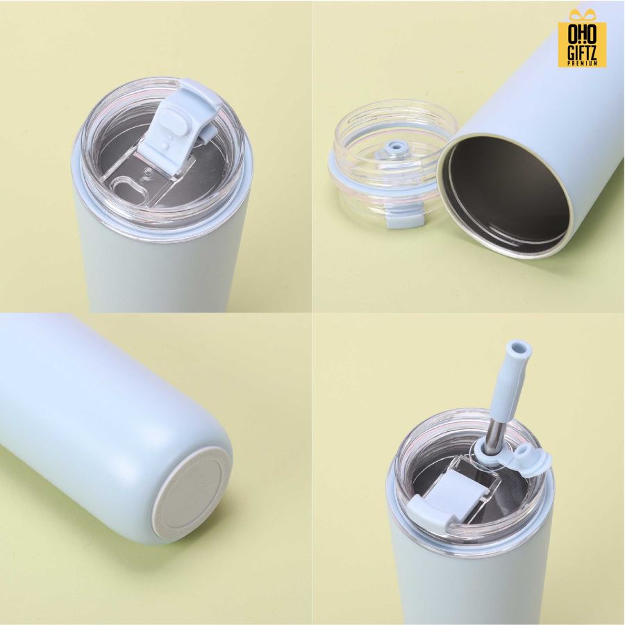 กระบอก Pastel Tumbler สกรีนโลโก้ ทำเป็นของพรีเมี่ยมได้