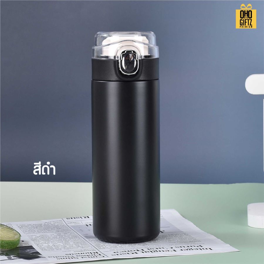 กระบอกสแตนเลส สกรีนโลโก้ ทำเป็นของพรีเมี่ยมได้