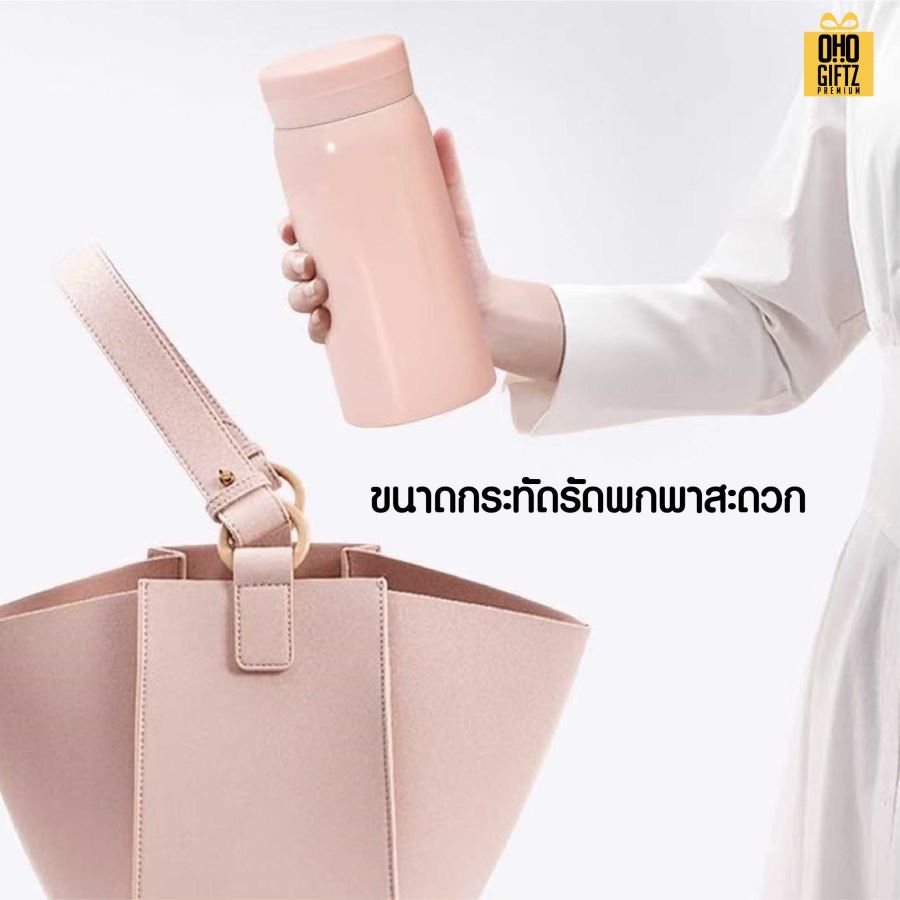 ขวดสแตนเลส สกรีนโลโก้ ทำเป็นของพรีเมี่ยมได้