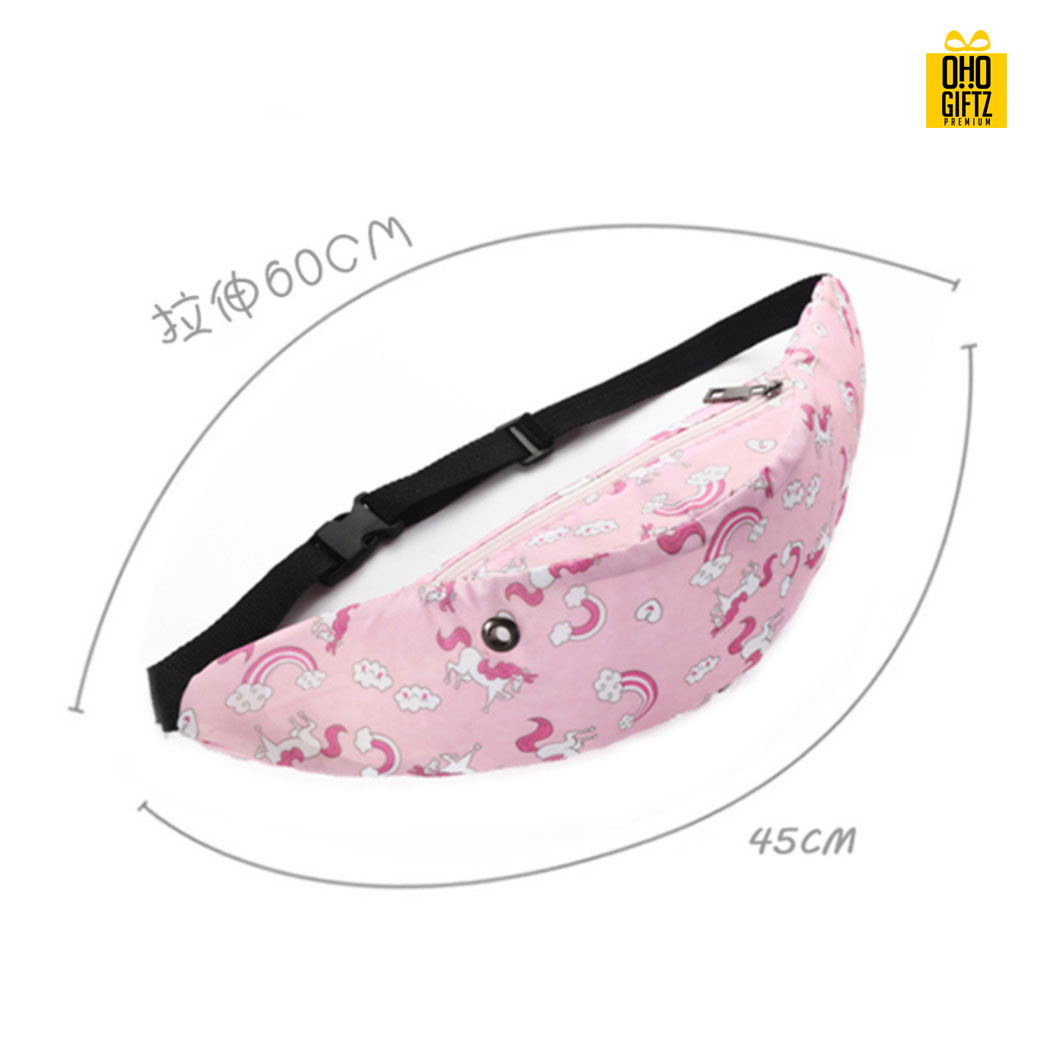 กระเป๋าคาดอกคาดเอว สกรีนโลโก้ ทำเป็นของพรีเมี่ยมได้