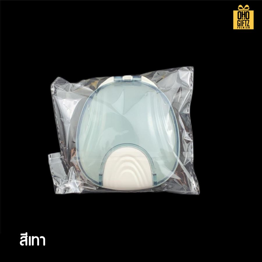 กล่องใส่รีเทนเนอร์พลาสติก สกรีนโลโก้  ทำเป็นของพรีเมี่ยมได้