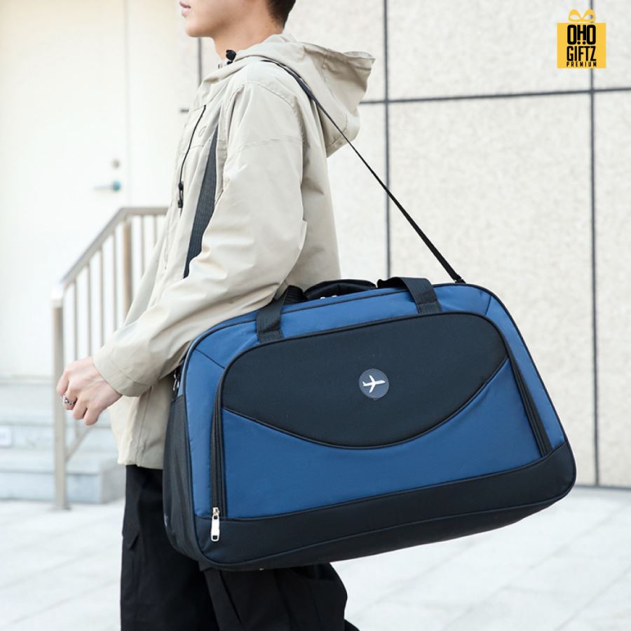 กระเป๋าใส่เสื้อผ้าเดินทาง สกรีนชื่อ สกรีนโลโก้ ทำเป็นของพรีเมี่ยมได้