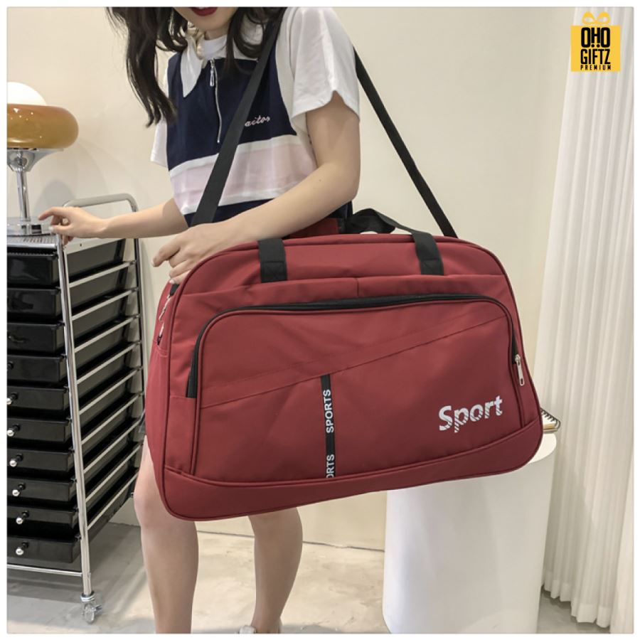 กระเป๋าใส่เสื้อผ้าเดินทาง สกรีนชื่อ สกรีนโลโก้ ทำเป็นของพรีเมี่ยมได้