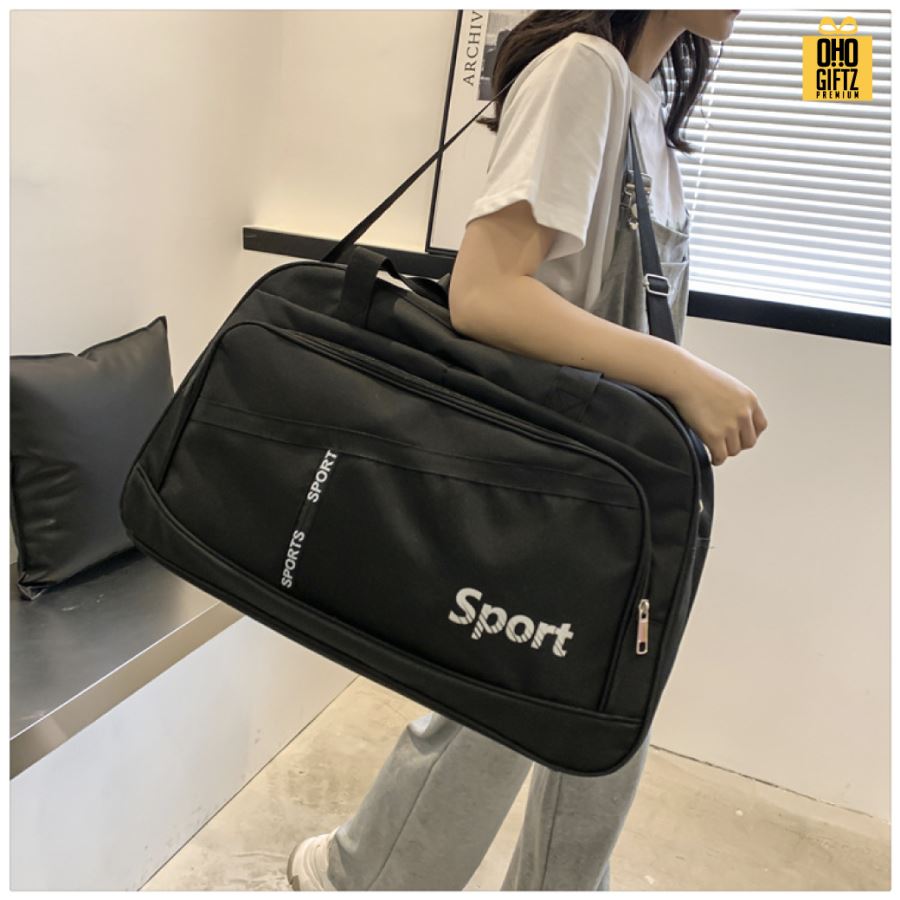 กระเป๋าใส่เสื้อผ้าเดินทาง สกรีนชื่อ สกรีนโลโก้ ทำเป็นของพรีเมี่ยมได้