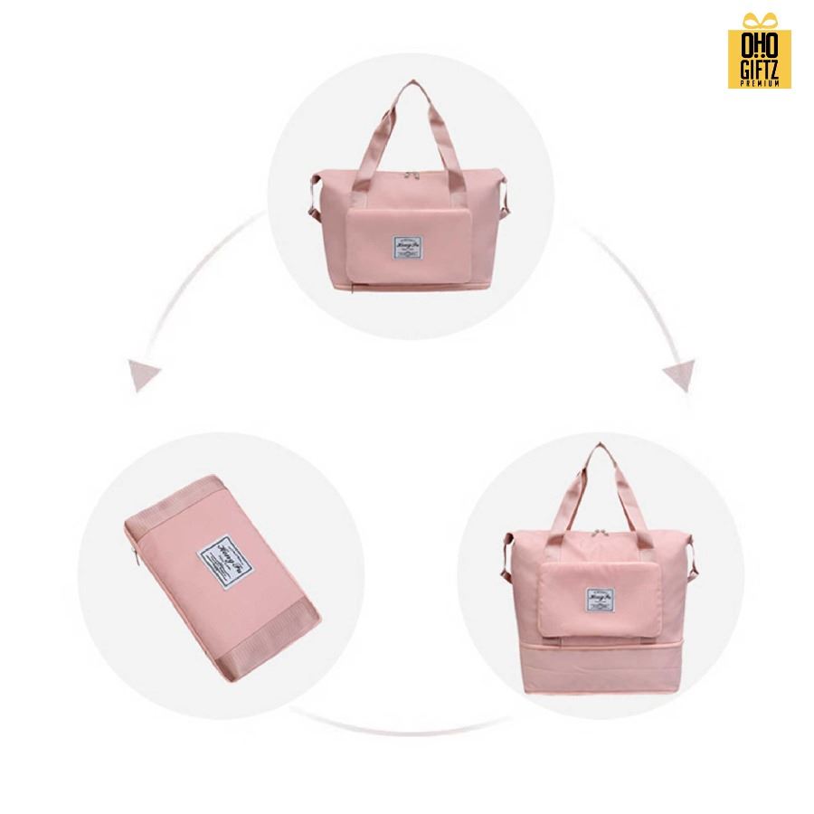 กระเป๋าฟิตเนสมีแยกชั้นใส่รองเท้ากีฬา สกรีนโลโก้ ทำเป็นของพรีเมี่ยมได้