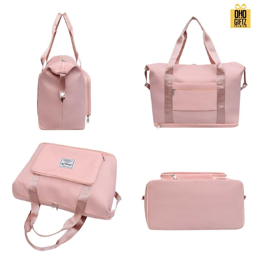 กระเป๋าฟิตเนสมีแยกชั้นใส่รองเท้ากีฬา สกรีนโลโก้ ทำเป็นของพรีเมี่ยมได้