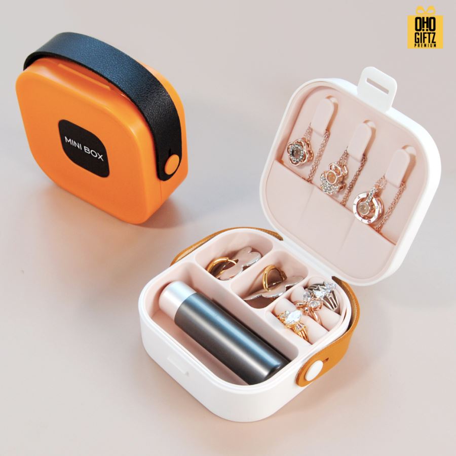 กล่องใส่เครื่องประดับ สกรีนชื่อ สกรีนโลโก้ ทำเป็นของพรีเมี่ยมได้