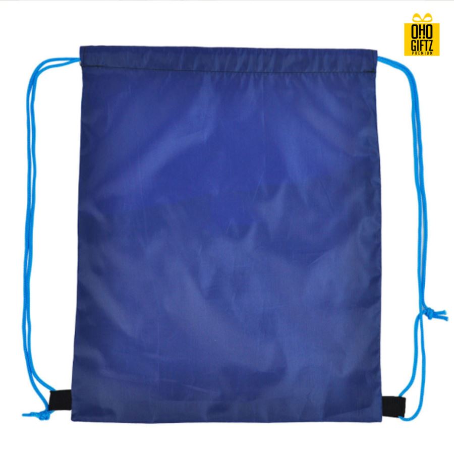 กระเป๋าหูรูดผ้าไนลอน สกรีนชื่อ สกรีนโลโก้ ทำเป็นของพรีเมี่ยมได้