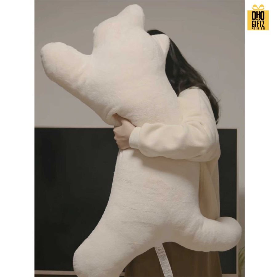 ตุ๊กตาหมอนข้างแมวตัวใหญ่มาก สกรีนโลโก้ ทำเป็นของพรีเมี่ยมได้ 