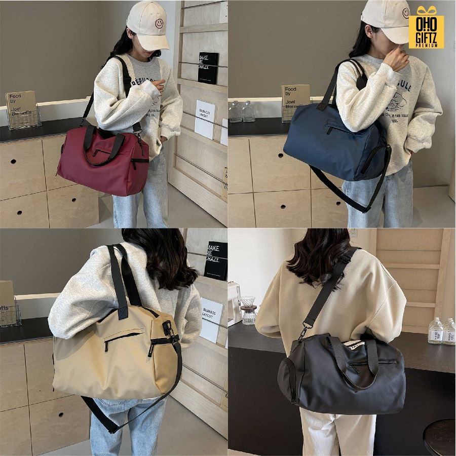 กระเป๋าสะพายไหล่ ไปยิม สกรีนโลโก้ ทำเป็นของพรีเมี่ยมได้