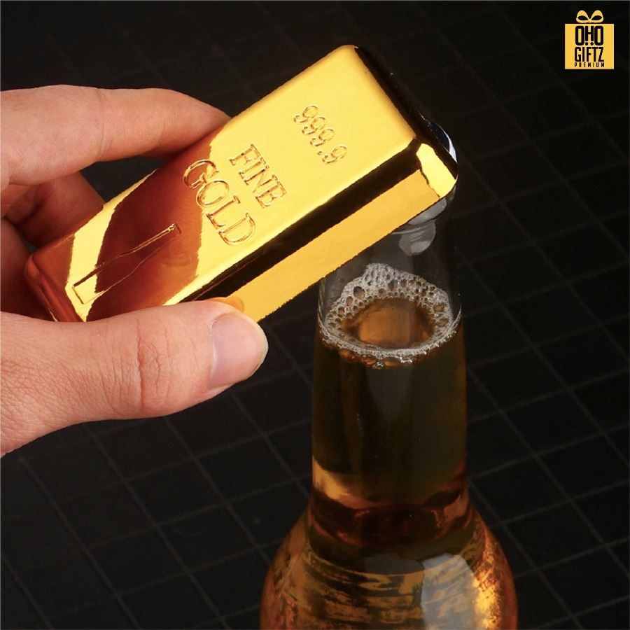 ที่เปิดขวดทองแท่ง สกรีนโลโก้ ทำเป็นของพรีเมี่ยมได้