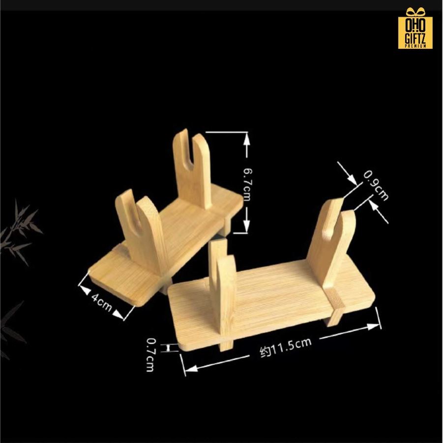 แท่นไม้วางพัดจีน ทำเป็นสินค้าพรีเมี่ยม ของชำร่วย ของที่ระลึกได้