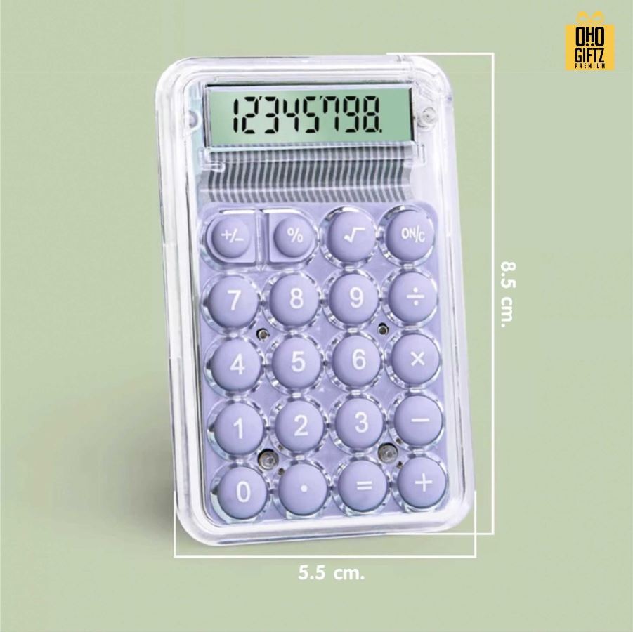 เครื่องคิดเลขพกพา สกรีนโลโก้ ทำเป็นของพรีเมี่ยมได้