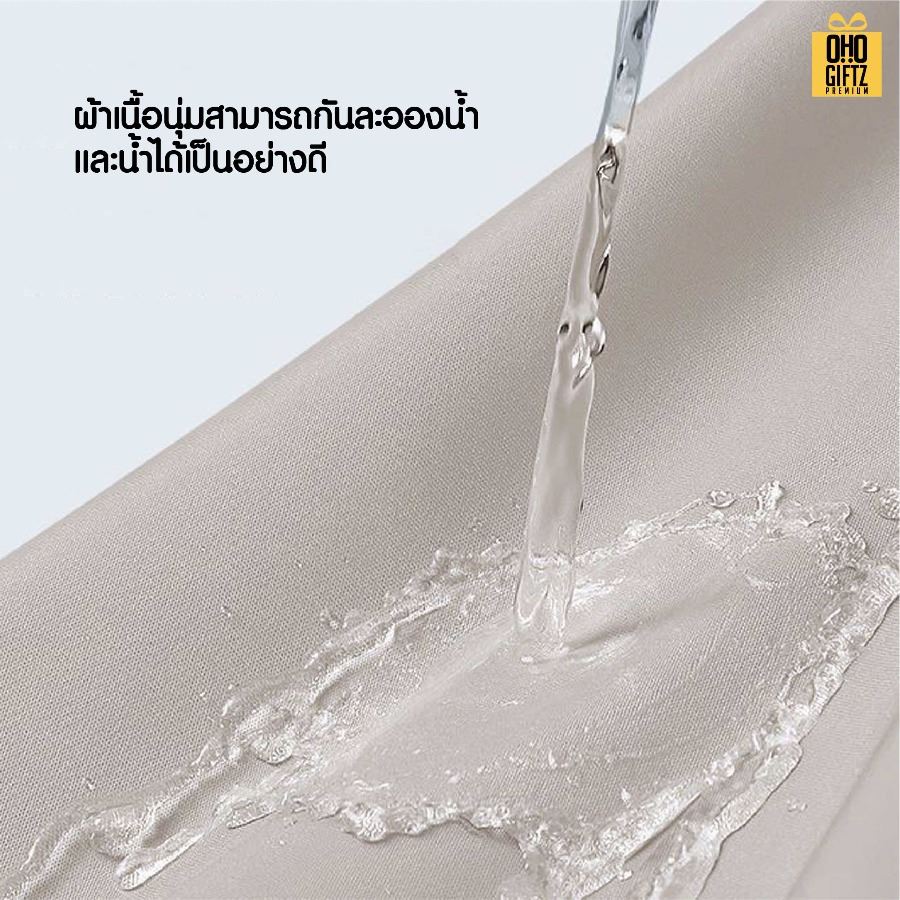 เสื้อกันฝนผ้าอ็อกซ์ฟอร์ด สกรีนโลโก้ ทำเป็นของพรีเมี่ยมได้