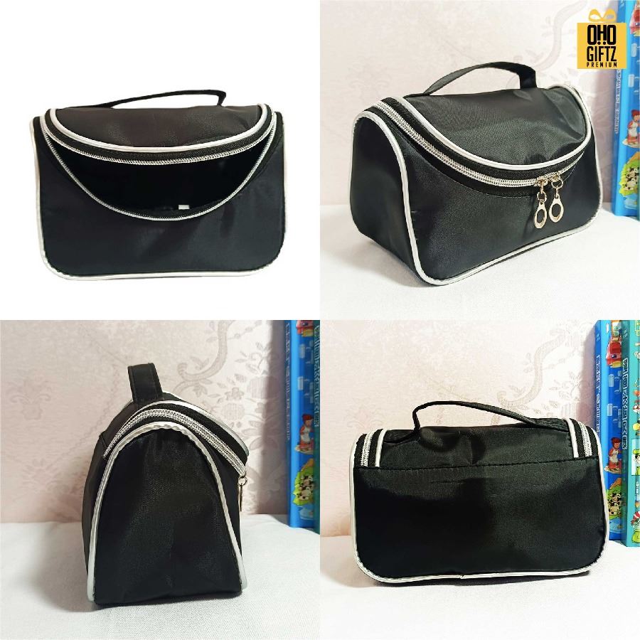 กระเป๋าใส่เครื่องสำอางค์ สกรีนโลโก้ ทำเป็นของพรีเมี่ยมได้