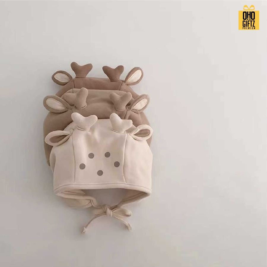 หมวกผ้าสำหรับเด็กน่ารัก สกรีนชื่อ สกรีนโลโก้ทำเป็นของพรีเมี่ยมได้