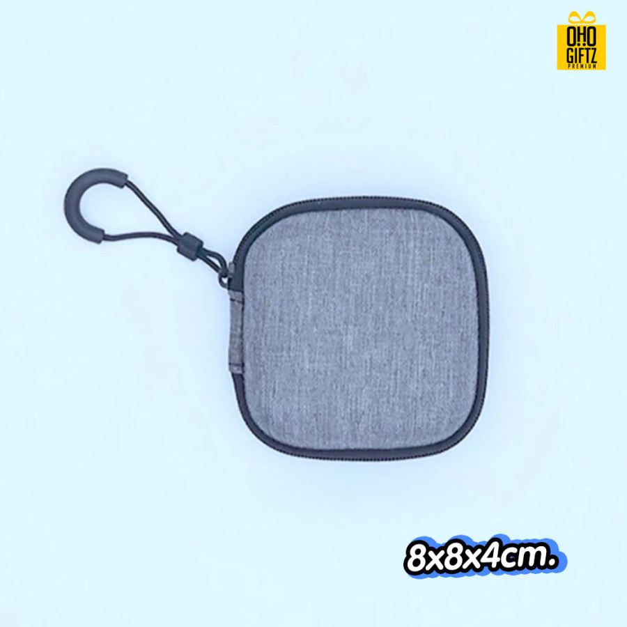 กระเป๋าใส่หูฟัง EVA สกรีนชื่อ สกรีนโลโก้ ทำเป็นของพรีเมี่ยมได้ 