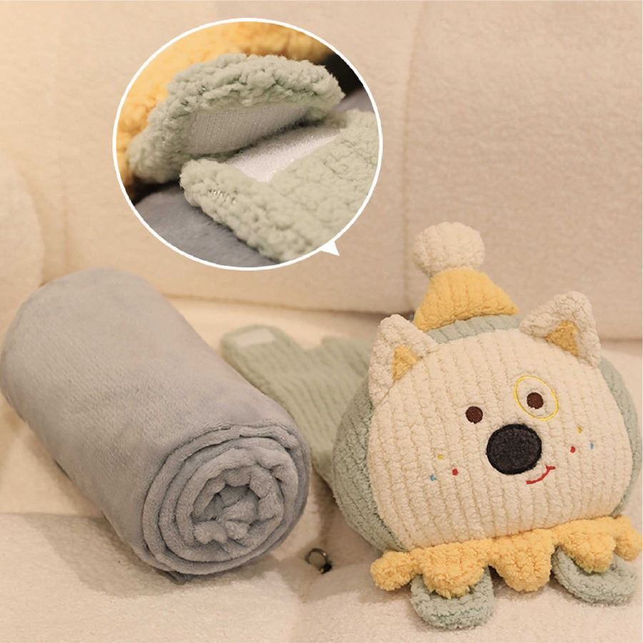 ตุ๊กตาผ้าห่มม้วนแฟนซี สกรีนโลโก้ ติดลาเบล ทำเป็นของพรีเมี่ยมได้