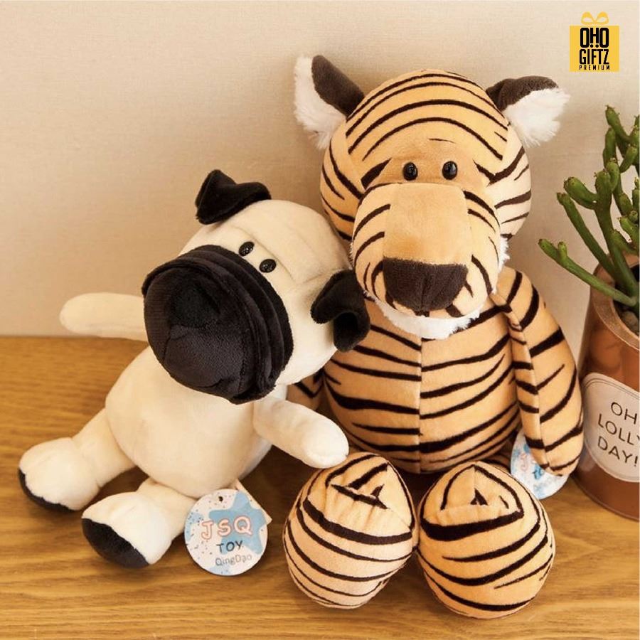 ตุ๊กตาสัตว์ป่าน่ารัก ใส่เสื้อสกรีนโลโก้ได้ สกรีนโลโก้ได้ สกรีนโลโก้ ทำเป็นของพรีเมี่ยมได้ 