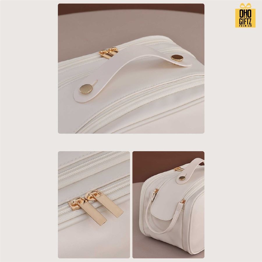 กระเป๋าเครื่องสำอาง Full options สกรีนโลโก้ ทำเป็นของพรีเมี่ยมได้