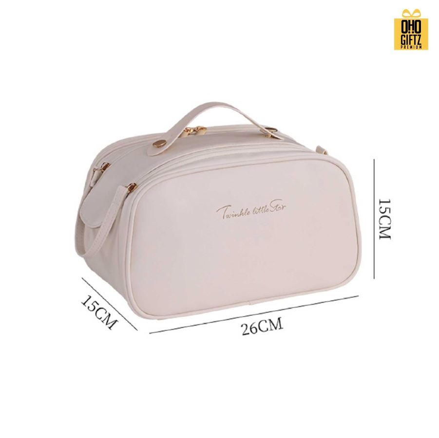 กระเป๋าเครื่องสำอาง Full options สกรีนโลโก้ ทำเป็นของพรีเมี่ยมได้