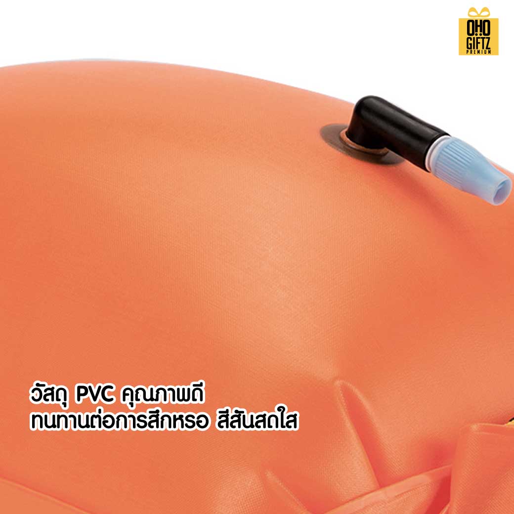 ถุงลมนิรภัยป้องกันจมน้ำ สกรีนโลโก้ ทำเป็นของพรีเมี่ยม ของชำร่วยได้ 