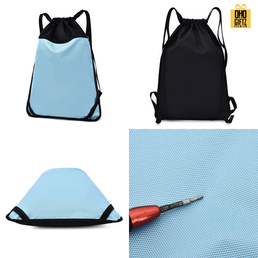 กระเป๋าสะพายหลัง ผ้า oxford สกรีนโลโก้ ทำเป็นของพรีเมี่ยมได้