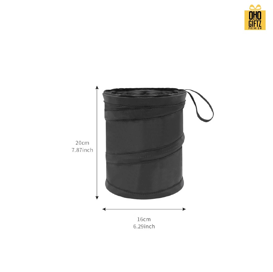 ถังขยะพับได้ในรถยนต์ สกรีนโลโก้ ทำเป็นของพรีเมี่ยมได้