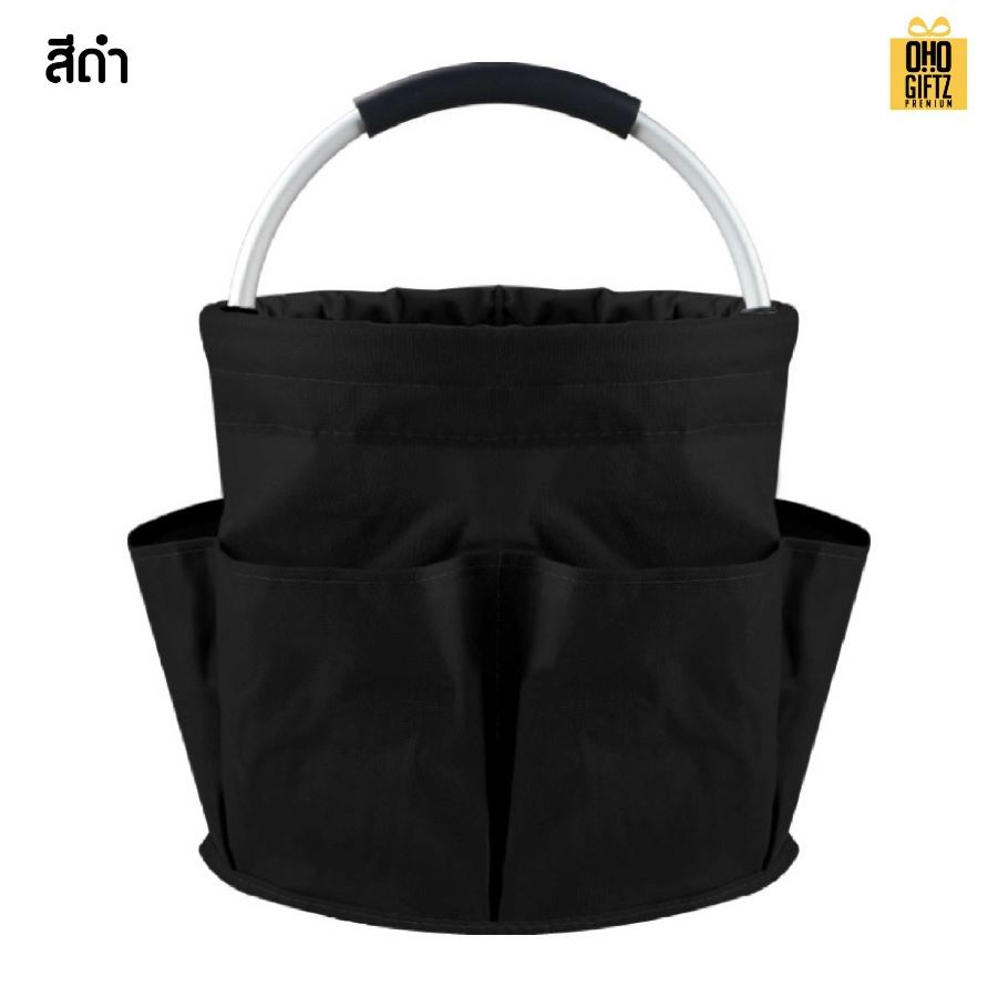 ตะกร้าผ้าเก็บของพับได้ สกรีนโลโก้ ทำเป็นของพรีเมี่ยมได้