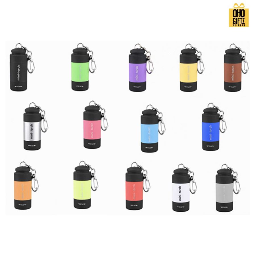 ไฟฉาย Mini Flashlight สกรีนโลโก้ ทำเป็นของพรีเมี่ยม ของชำร่วยได้