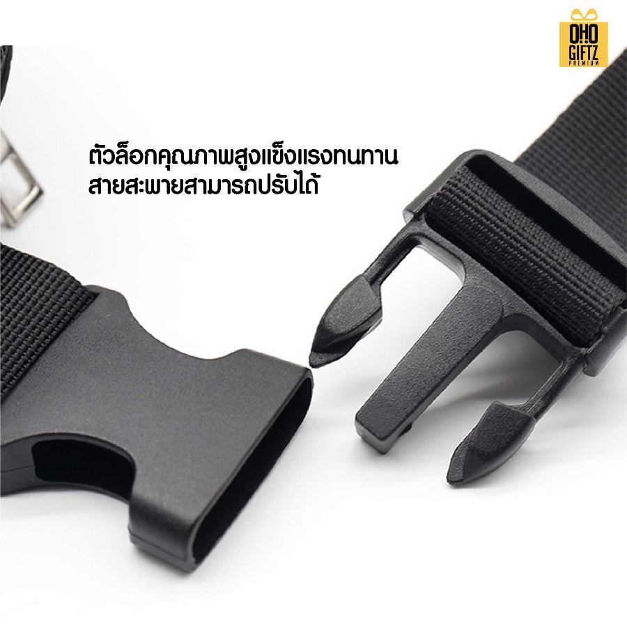 กระเป๋าคาดเอวไนล่อนกันน้ำ สกรีนโลโก้ ทำเป็นของพรีเมี่ยมได้