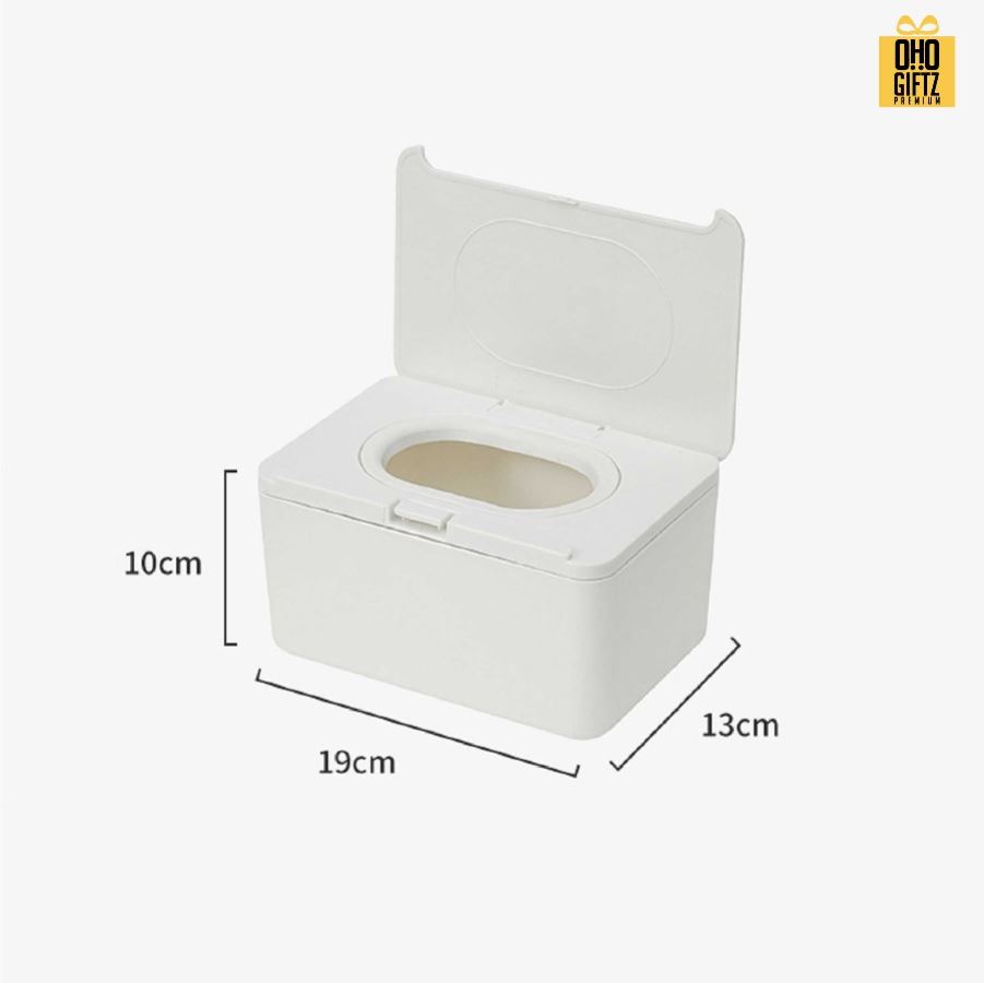 กล่องใส่ทิชชู่เปียก สกรีนโลโก้  ทำเป็นของพรีเมี่ยมได้