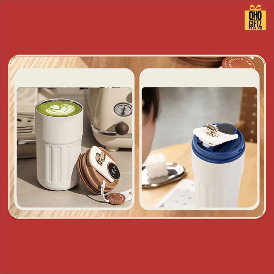ชุดของขวัญ  ถ้วยสแตนเลส + เครื่องนวด สกรีนโลโก้ ทำเป็นของพรีเมี่ยม ของชำร่วย
