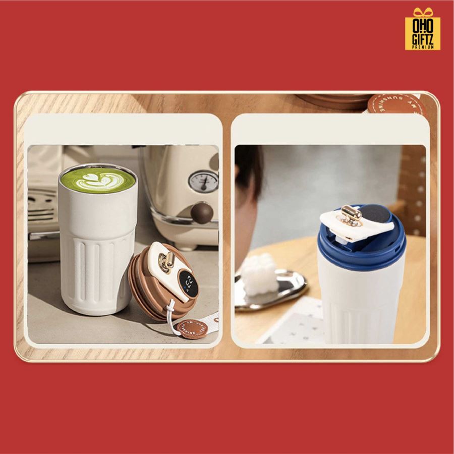 ชุดของขวัญ ถ้วยสแตนเลส + เครื่องนวดคอ + พาวเวอร์แบงค์ สกรีนโลโก้ ทำเป็นของพรีเมี่ยม ของชำร่วย
