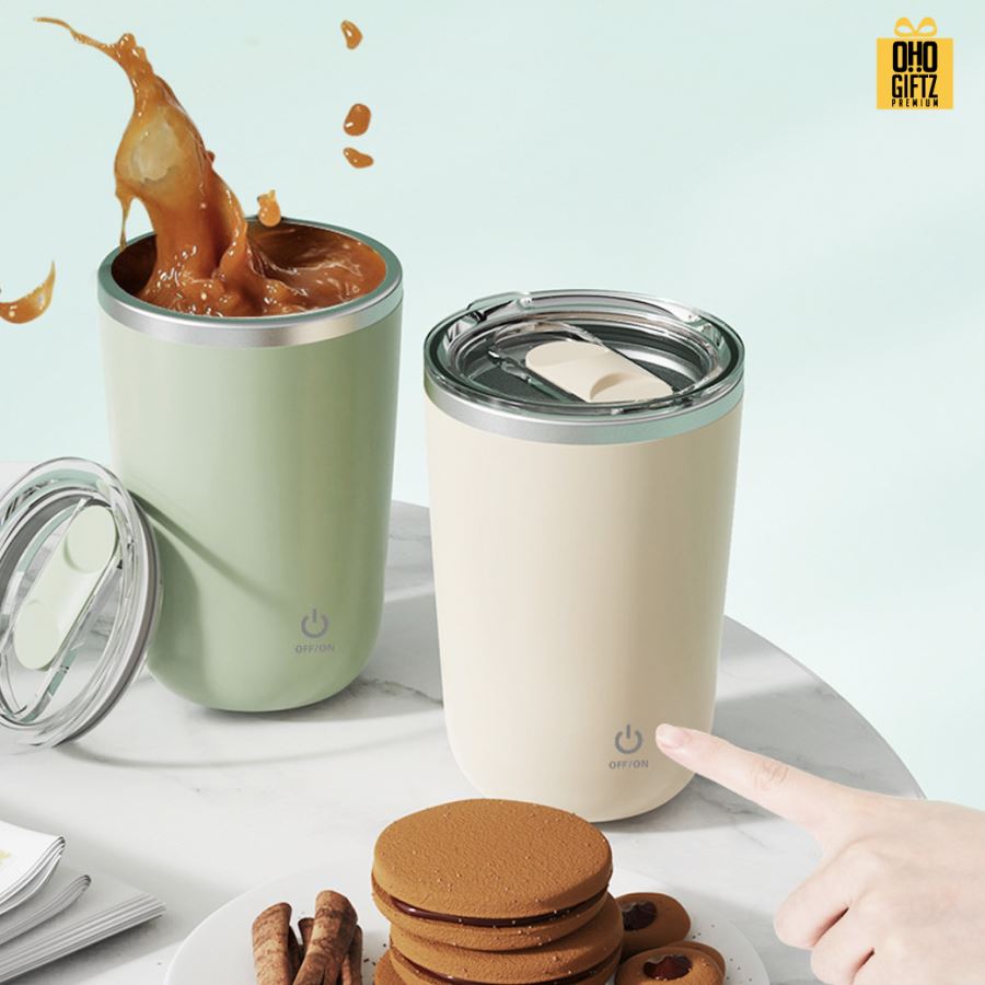 แก้วชงอัตโนมัติ  สกรีนโลโก้ ทำเป็นของพรีเมี่ยมได้