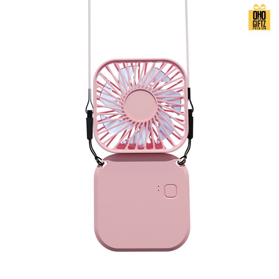 พัดลมพกพาพับได้ USB สกรีนโลโก้ ทำเป็นของพรีเมี่ยม